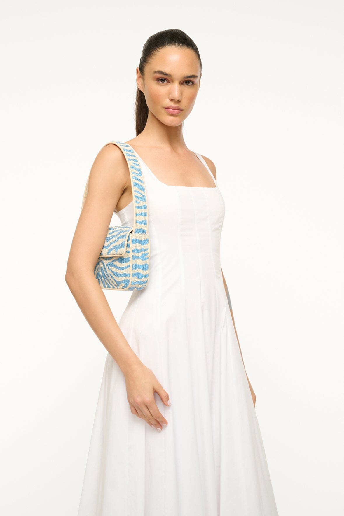TOMMY BEADED BAG | LIGHT BLUE CREAM - Image 2