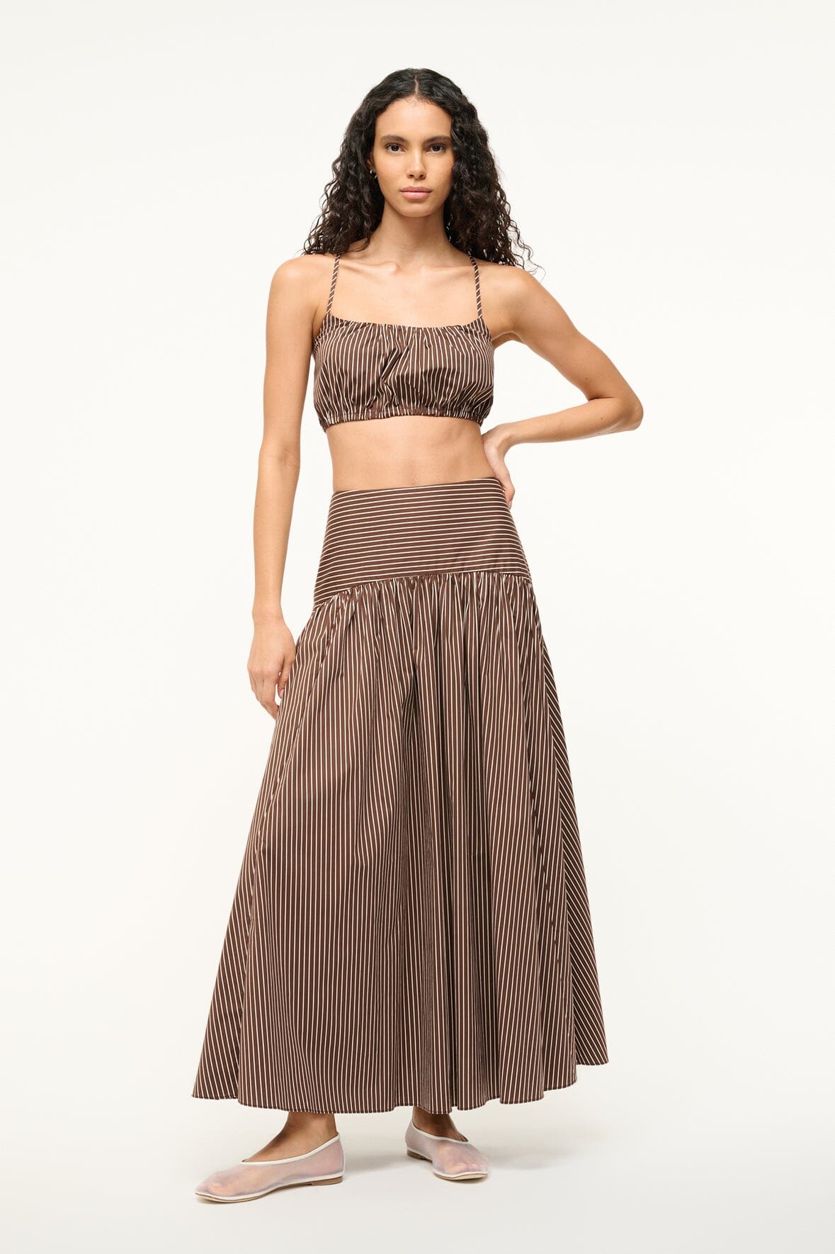 HAMMOCK TOP | DARK OAK MICRO STRIPE - Image 2