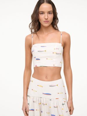 FEDERICO LINEN TOP | POP SARDINES IVORY