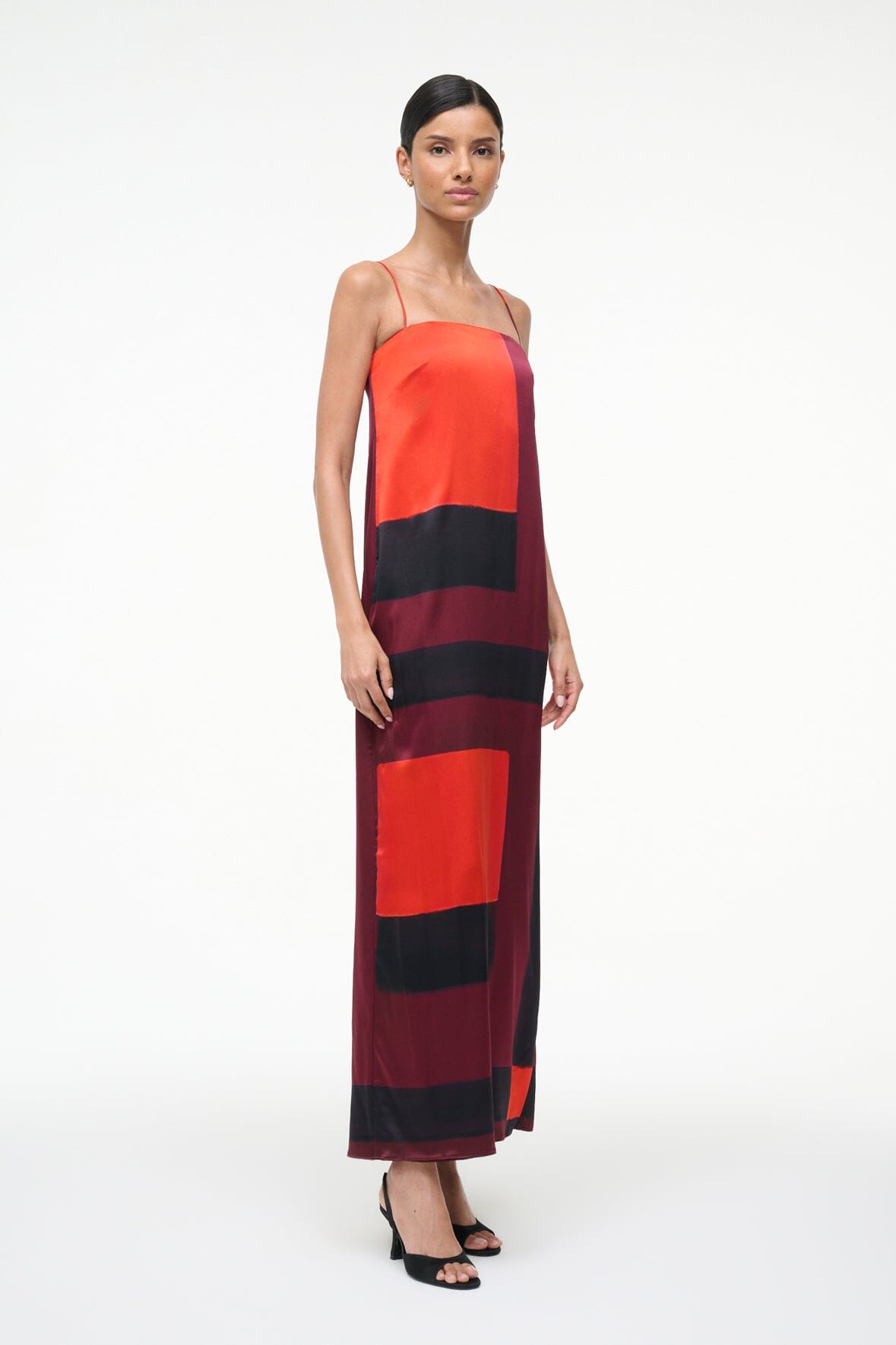 MAE SILK DRESS | RUBY PRISM - Image 2