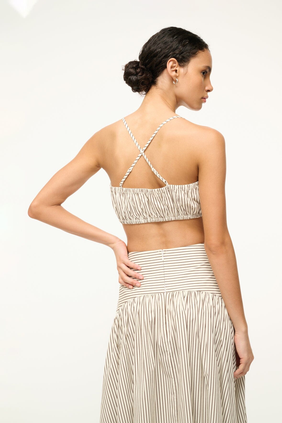 HAMMOCK TOP | IVORY DARK OAK MICRO STRIPE - Image 3