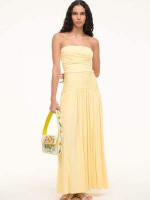 MARIANA DRESS | PALE HONEY