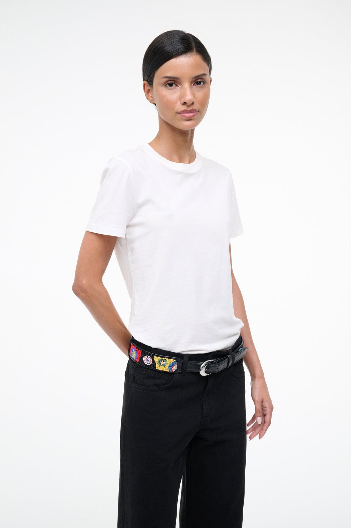MOON BUCKLE BELT | BEADED MILLEFIORE - Image 2