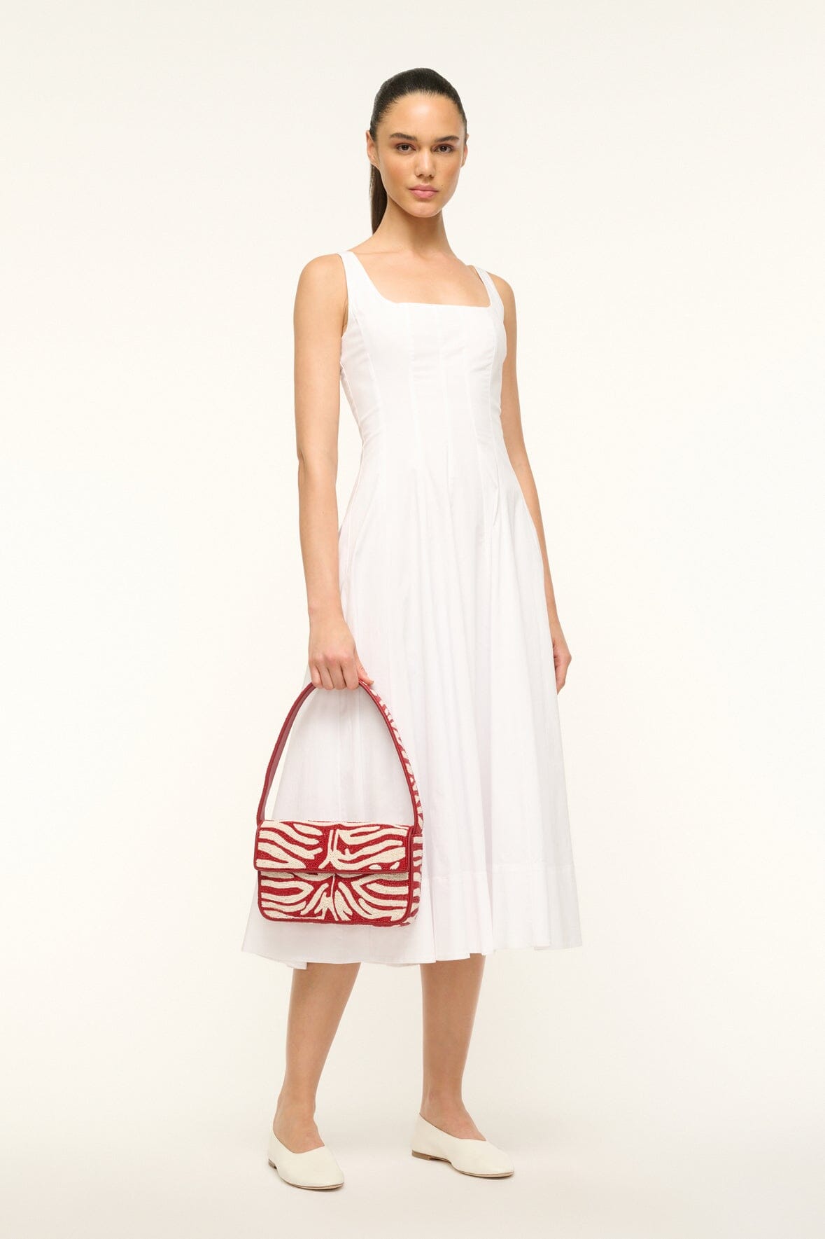 TOMMY BEADED BAG | SCARLET WHITE - Image 6