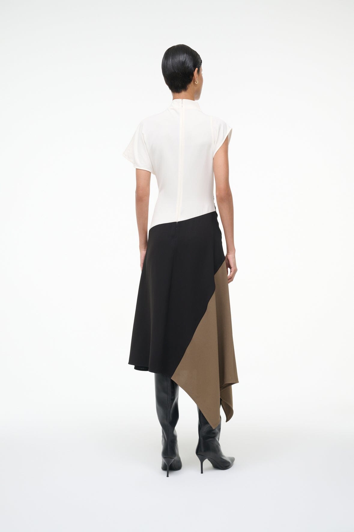 DAVINA DRESS | BLACK MULTI - Image 6