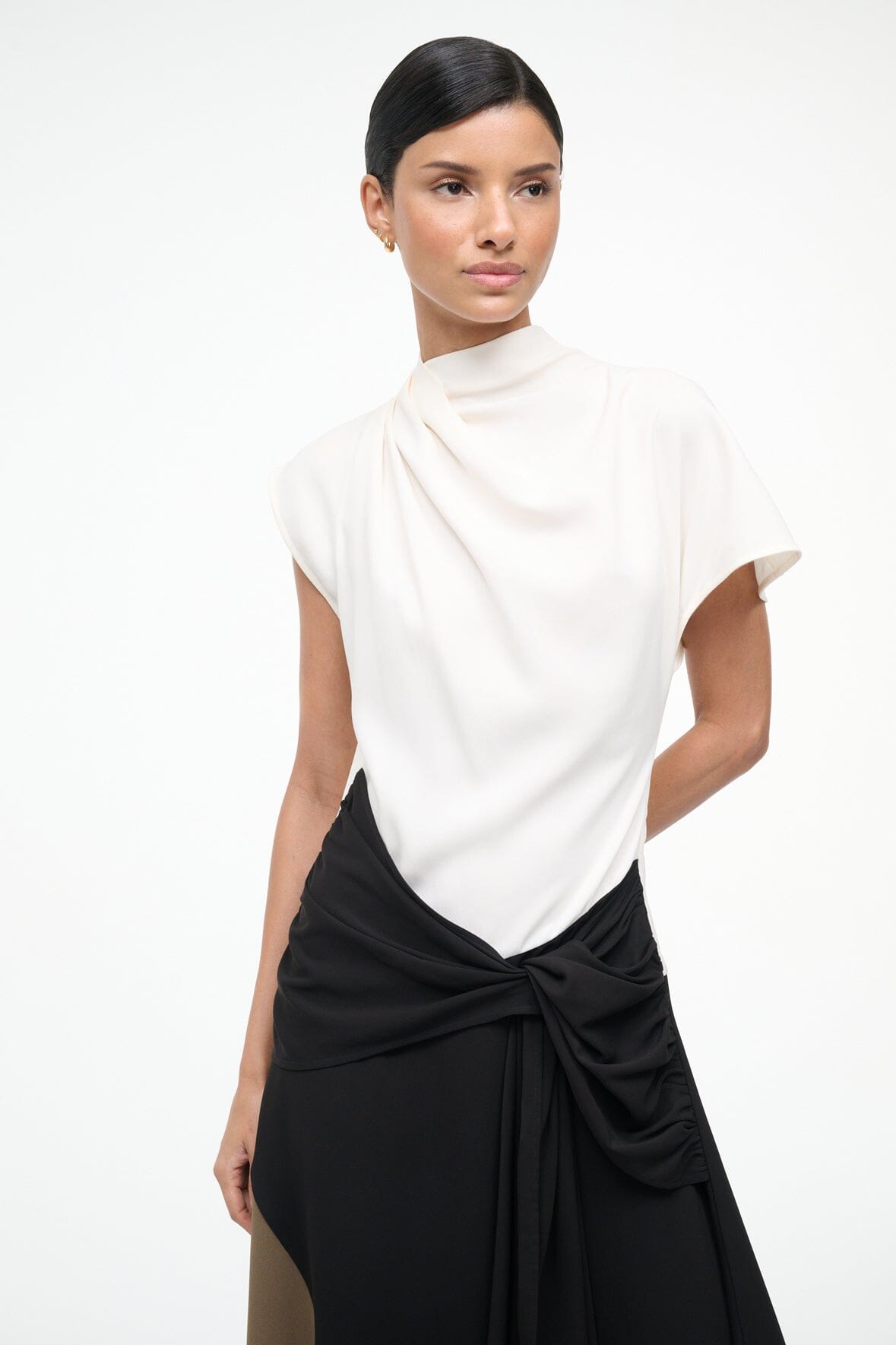 DAVINA DRESS | BLACK MULTI - Image 8