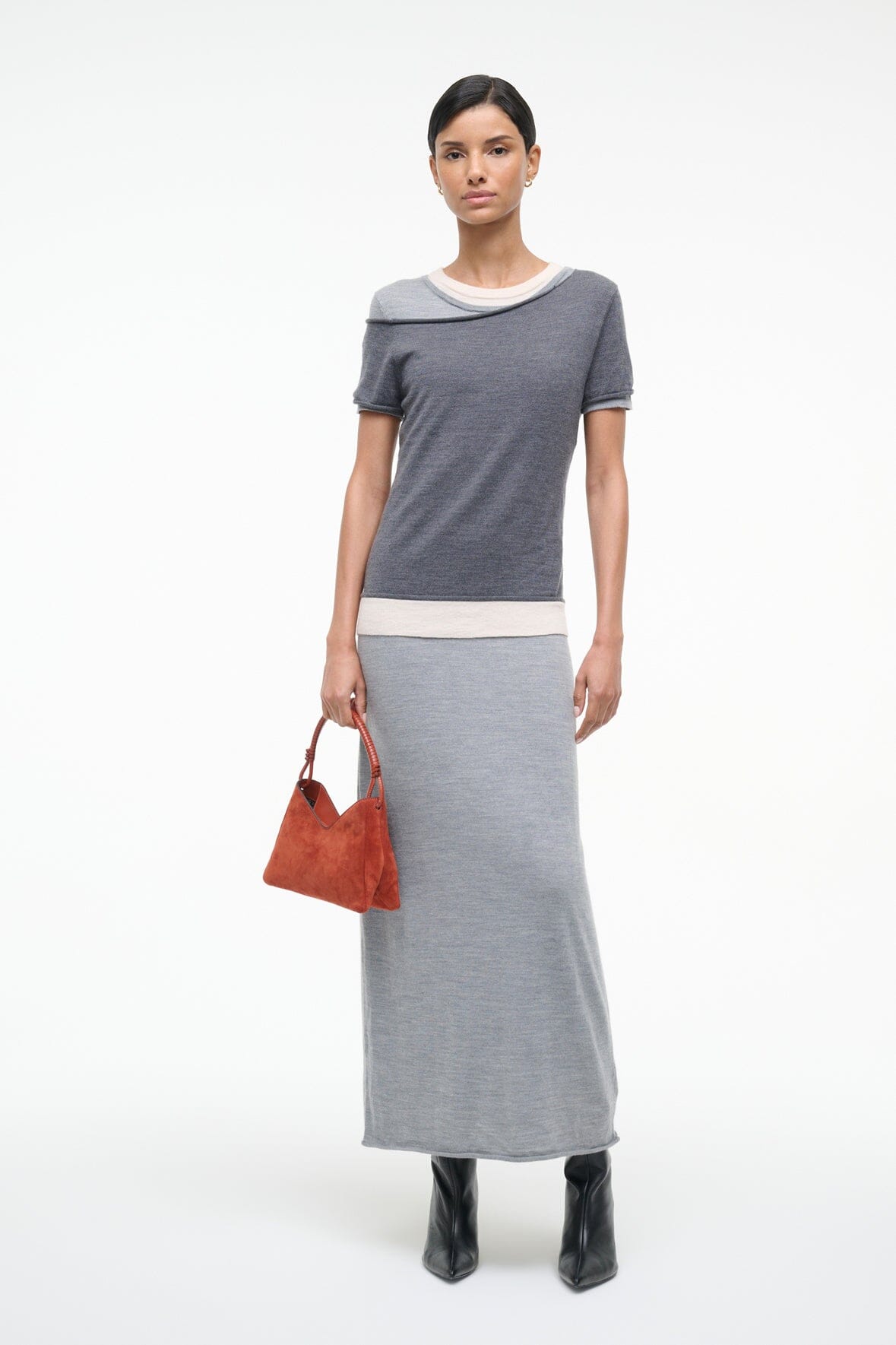 VALERIE SHOULDER BAG | AUBURN SUEDE - Image 8