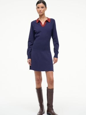 GENE DRESS | NAVY SANGRIA