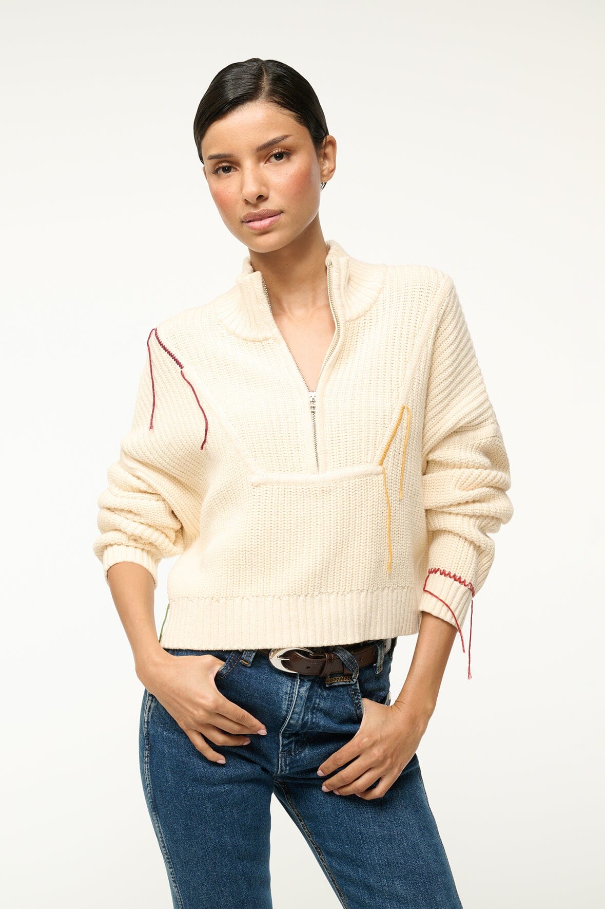 CROPPED HAMPTON SWEATER | JUNGLE LEOPARD
