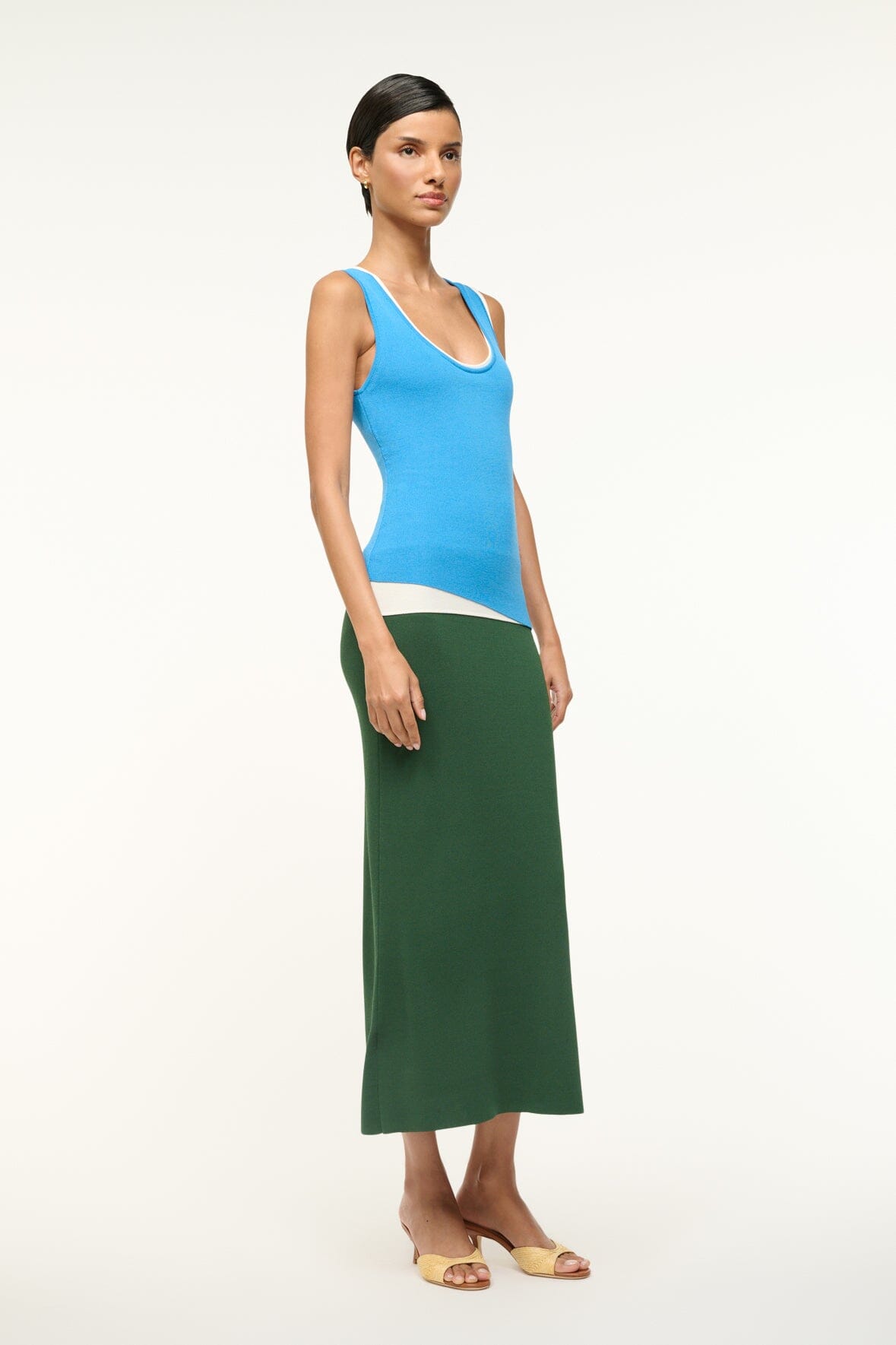 HERMOSA DRESS | JUNGLE SKY IVORY - Image 2