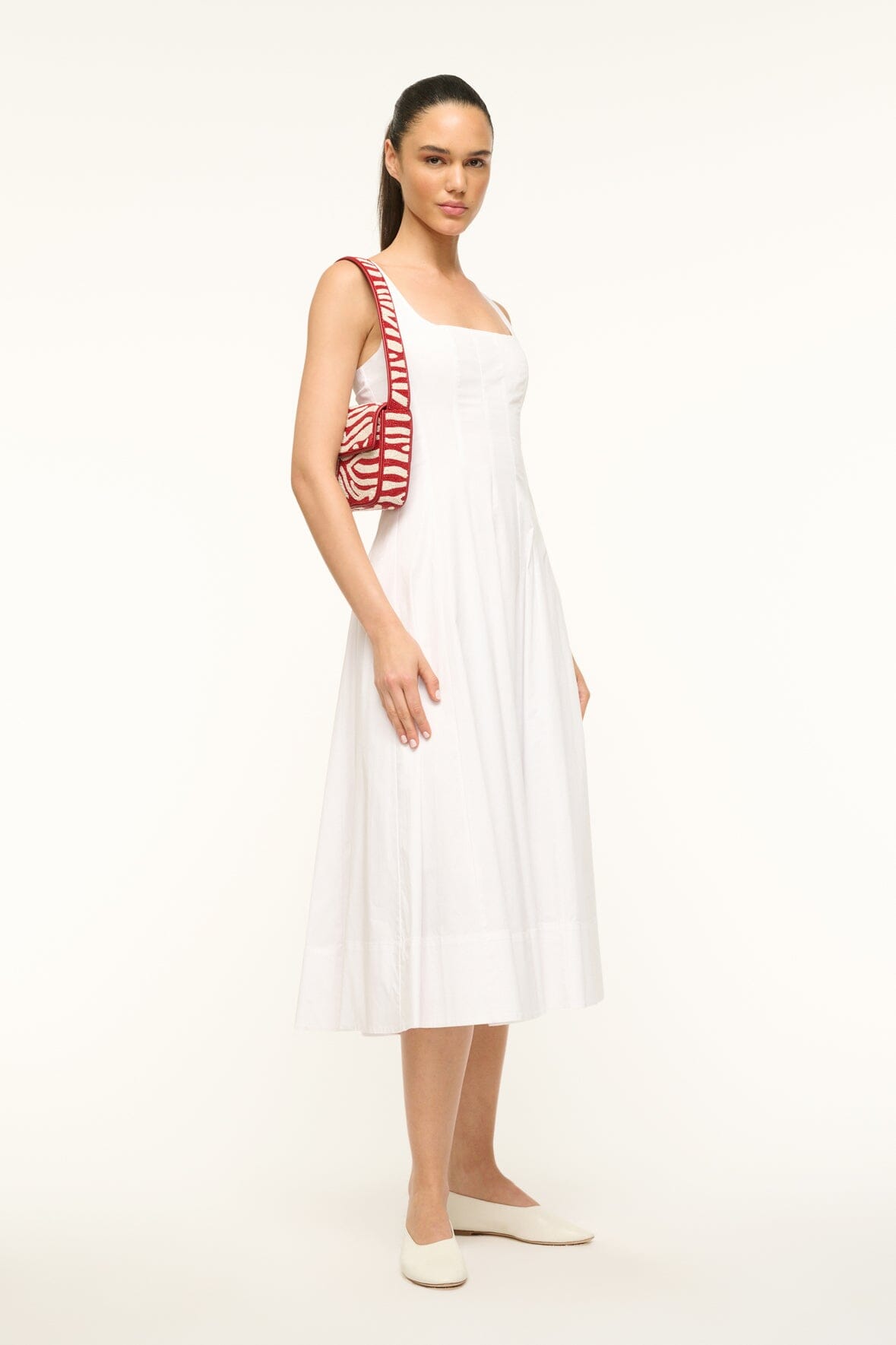 TOMMY BEADED BAG | SCARLET WHITE - Image 4