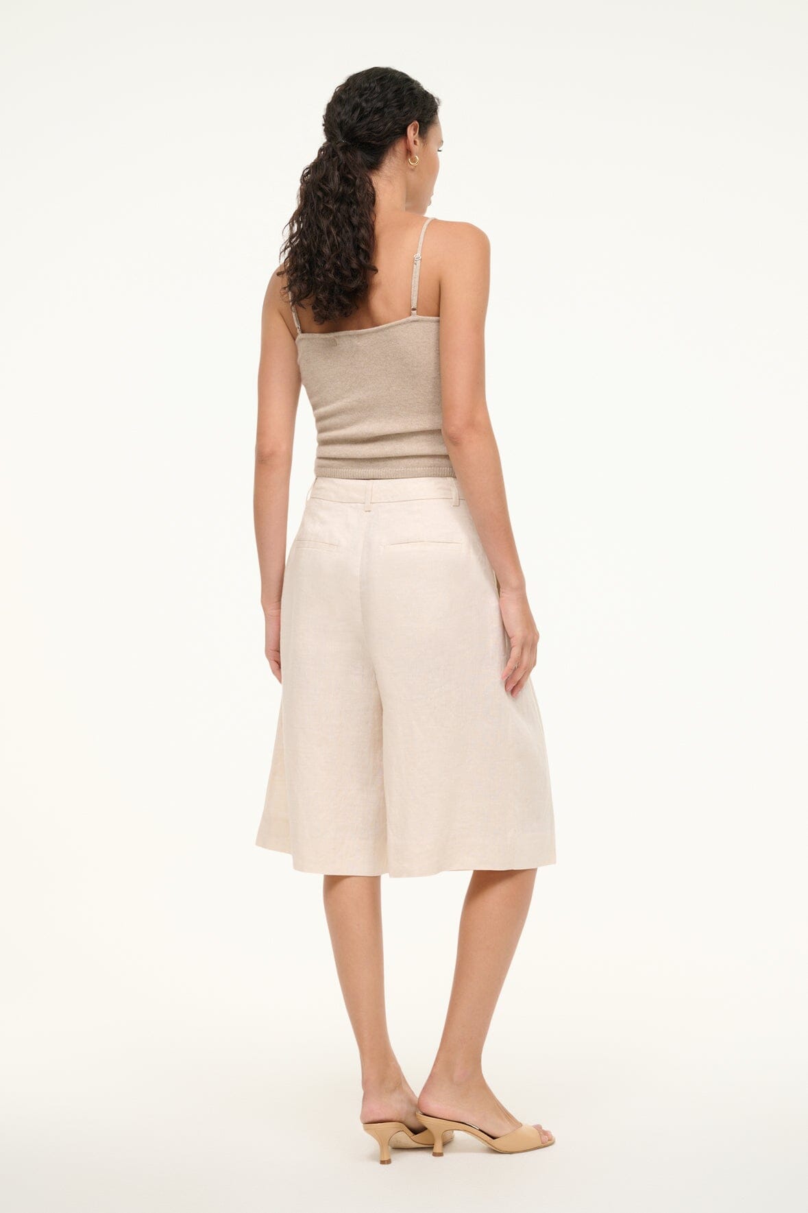 CRUZ BERMUDA LINEN SHORT | NATURAL - Image 4
