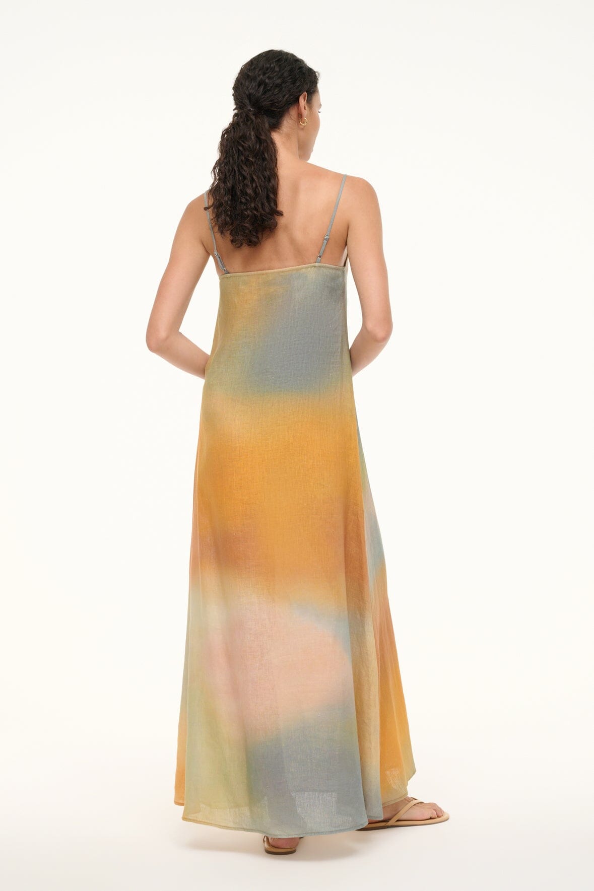 LAURA LINEN DRESS | PASTEL CLOUDS - Image 5