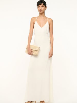 MACHU SILK DRESS | IVORY