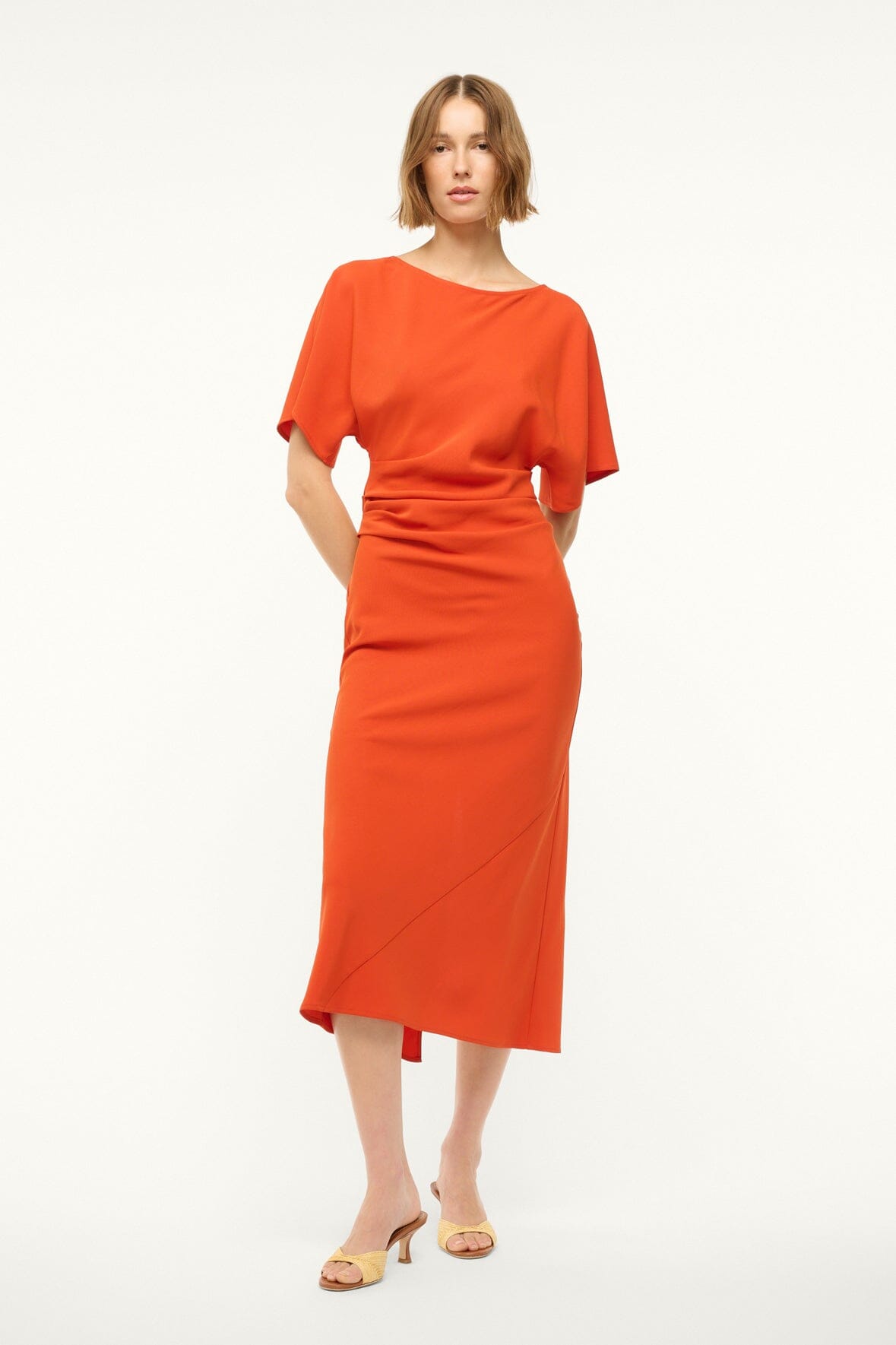AMELIE MIDI DRESS | CAYENNE - Image 4