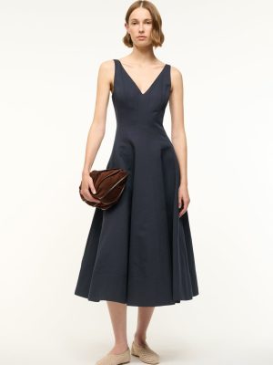 MARIETA DRESS | NAVY