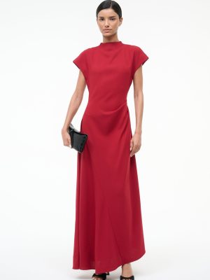 ZAYA DRESS | POMEGRANATE
