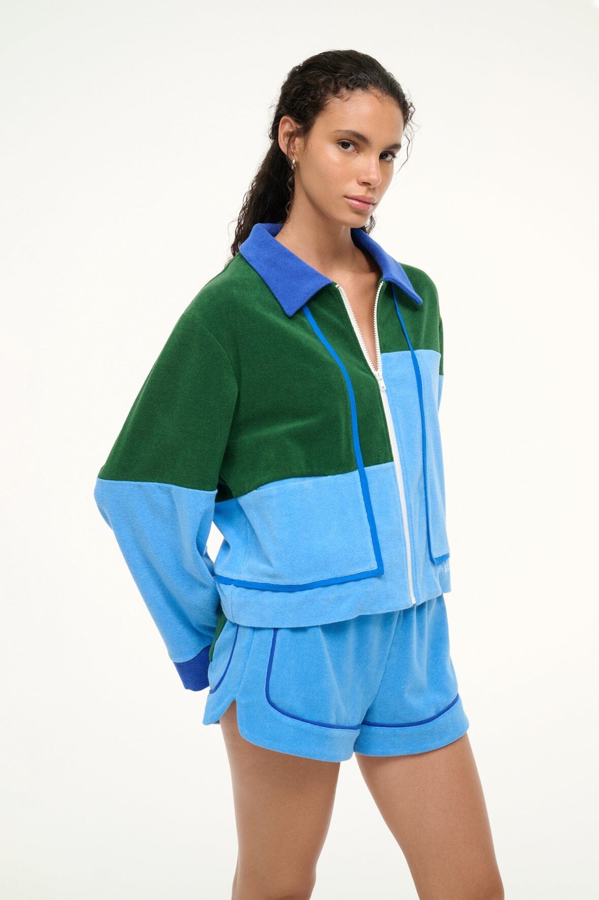 CARLI JACKET | DEEP SEA JUNGLE SKY - Image 5