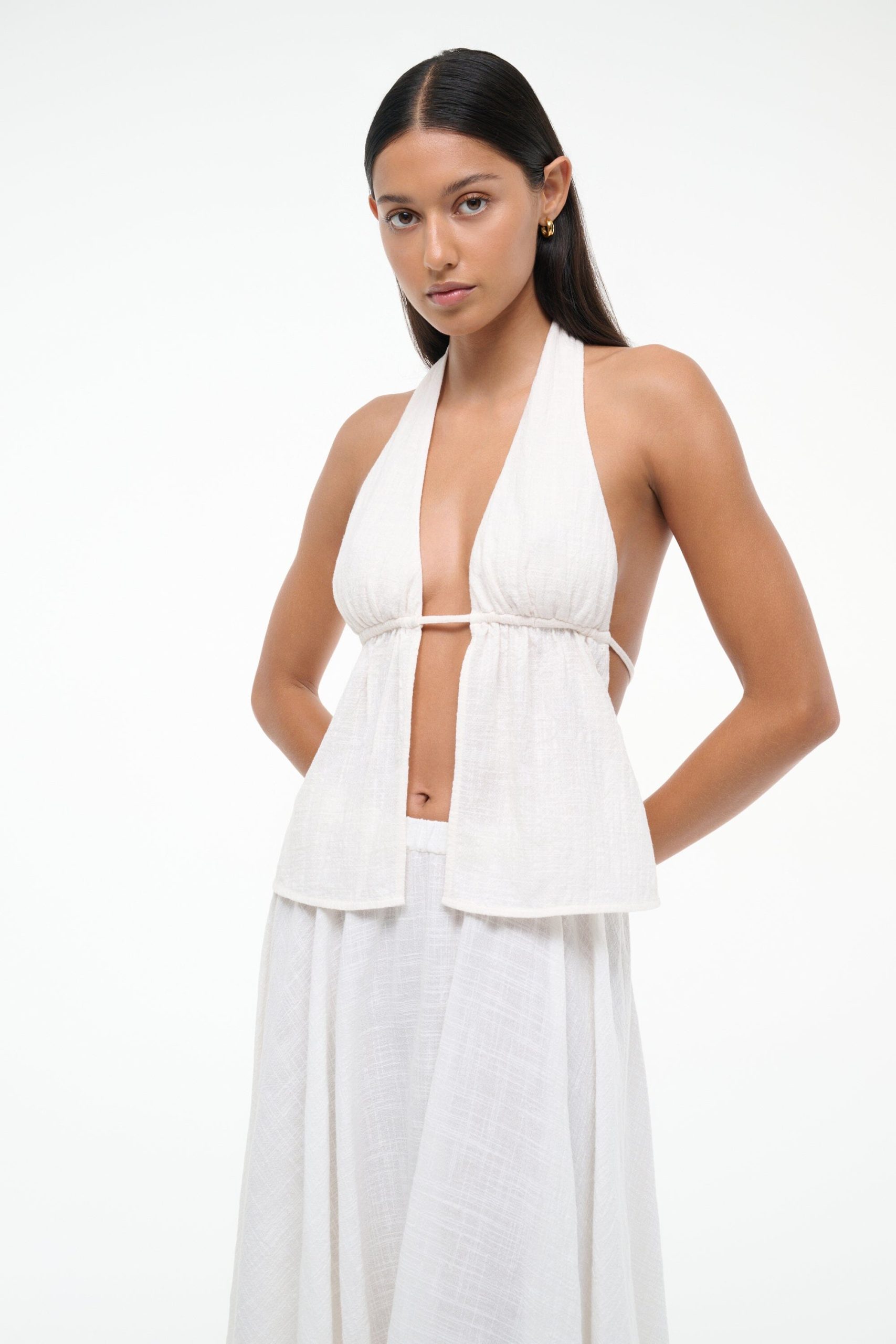 FLORES COVERUP TOP | BUTTERCREAM