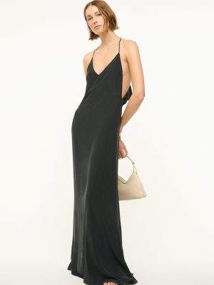 MACHU SILK DRESS | BLACK