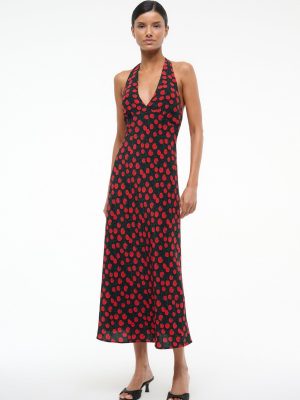 LUCCA DRESS | ON THE VINE BLACK