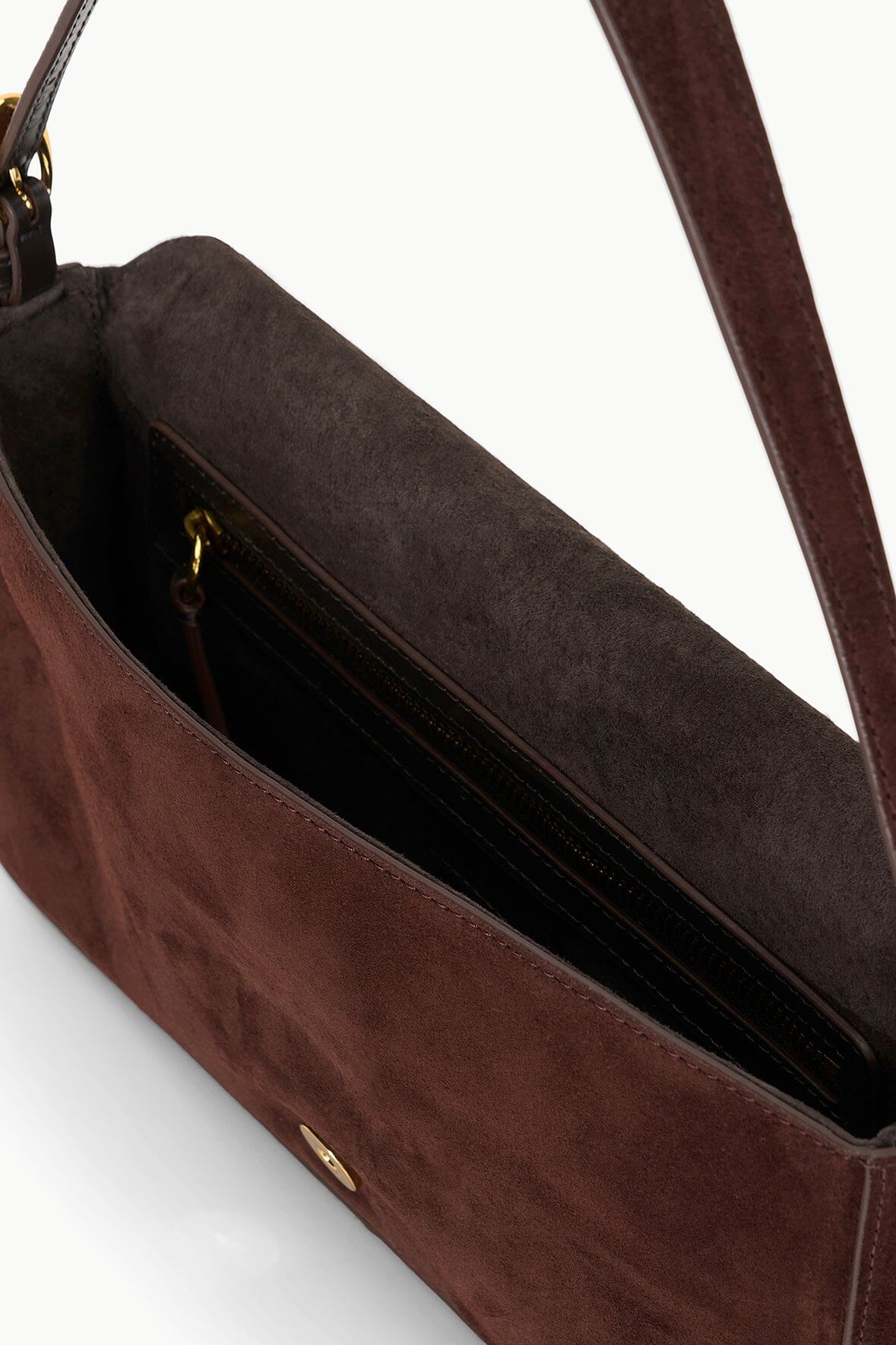 HARLOW BAG | MAHOGANY SUEDE - Image 5