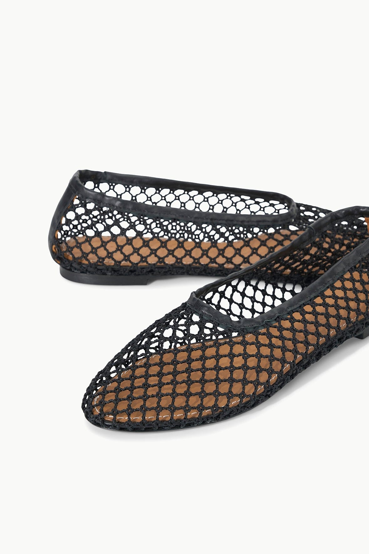 ALBA BALLET FLAT | BLACK NETTING - Image 3