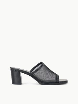 ALESSANDRA HEEL | BLACK MESH