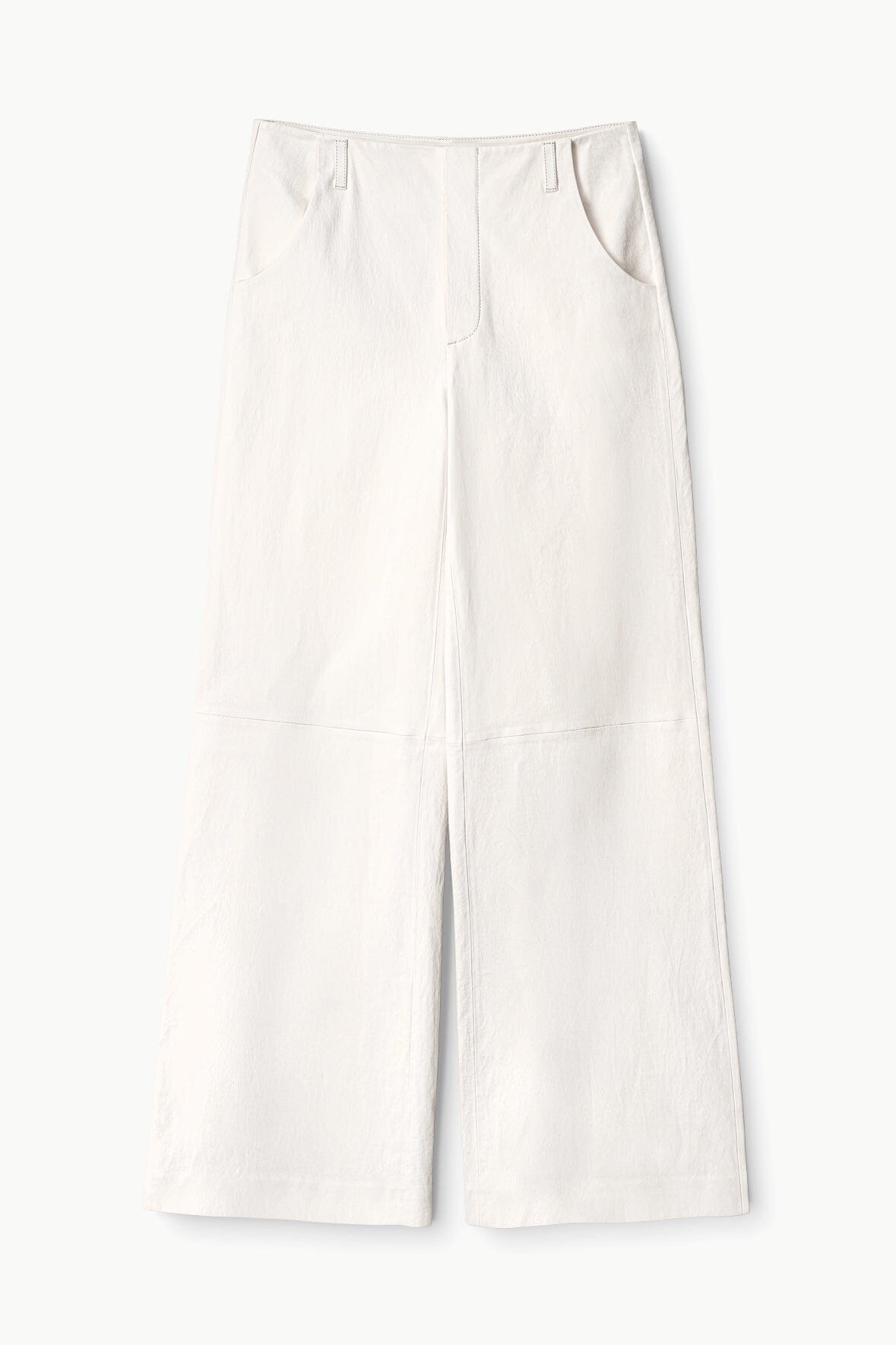 ALINE LEATHER PANTS | IVORY - Image 7