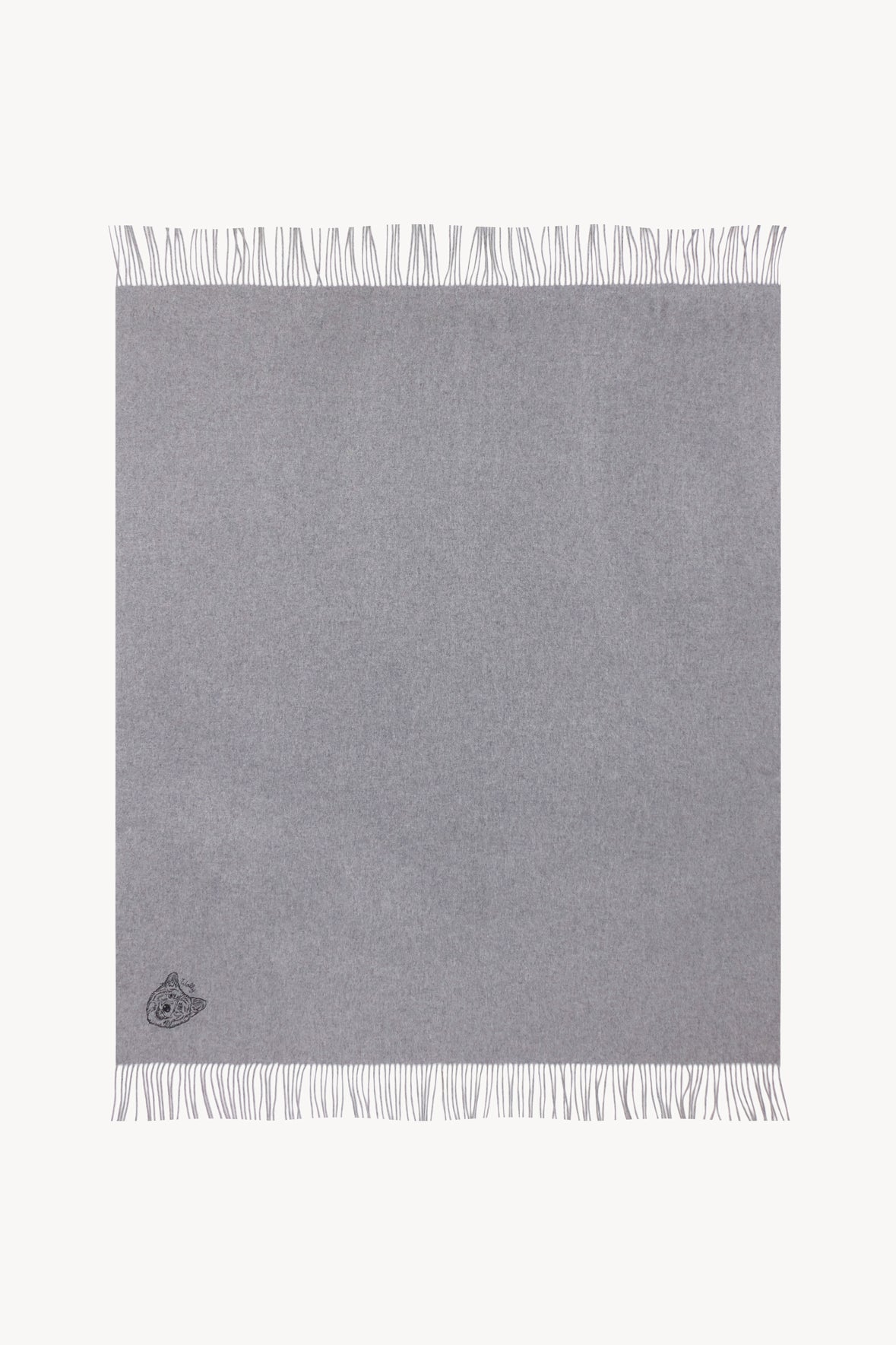 CUSTOM STAUD x C.BONZ CASHMERE BLANKET | GREY - Image 4