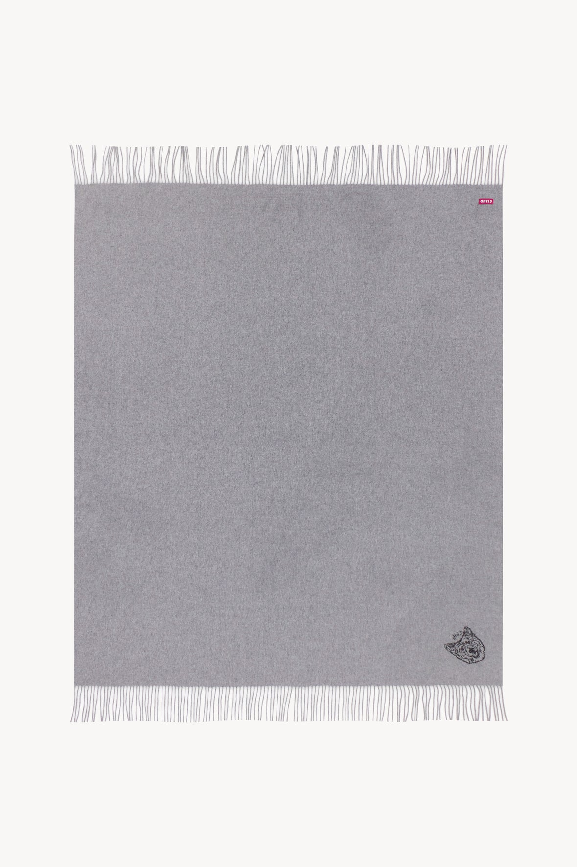 CUSTOM STAUD x C.BONZ CASHMERE BLANKET | GREY - Image 5