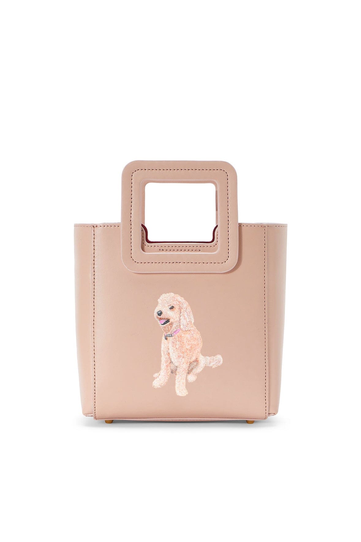CUSTOM MINI SHIRLEY LEATHER BAG | BLUSH - Image 4