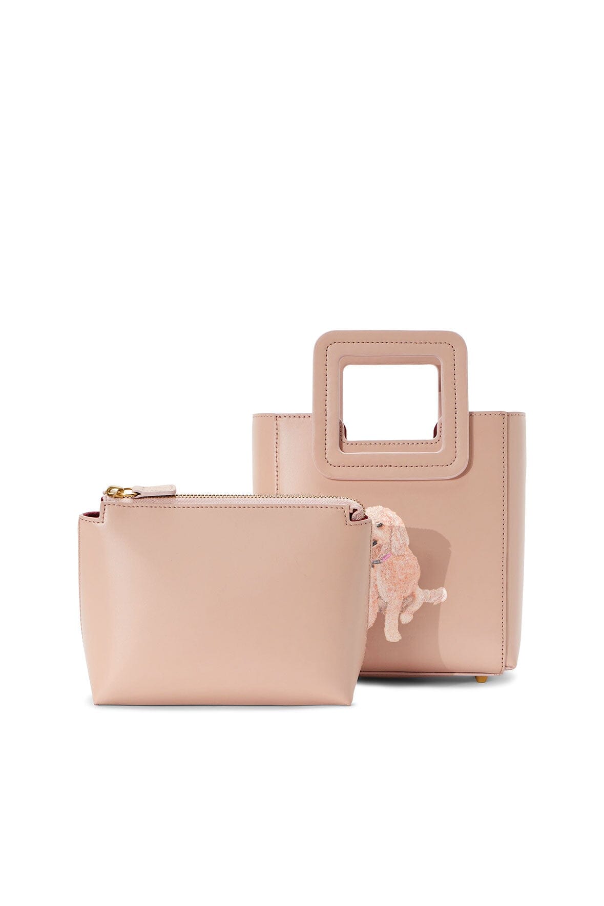 CUSTOM MINI SHIRLEY LEATHER BAG | BLUSH - Image 3