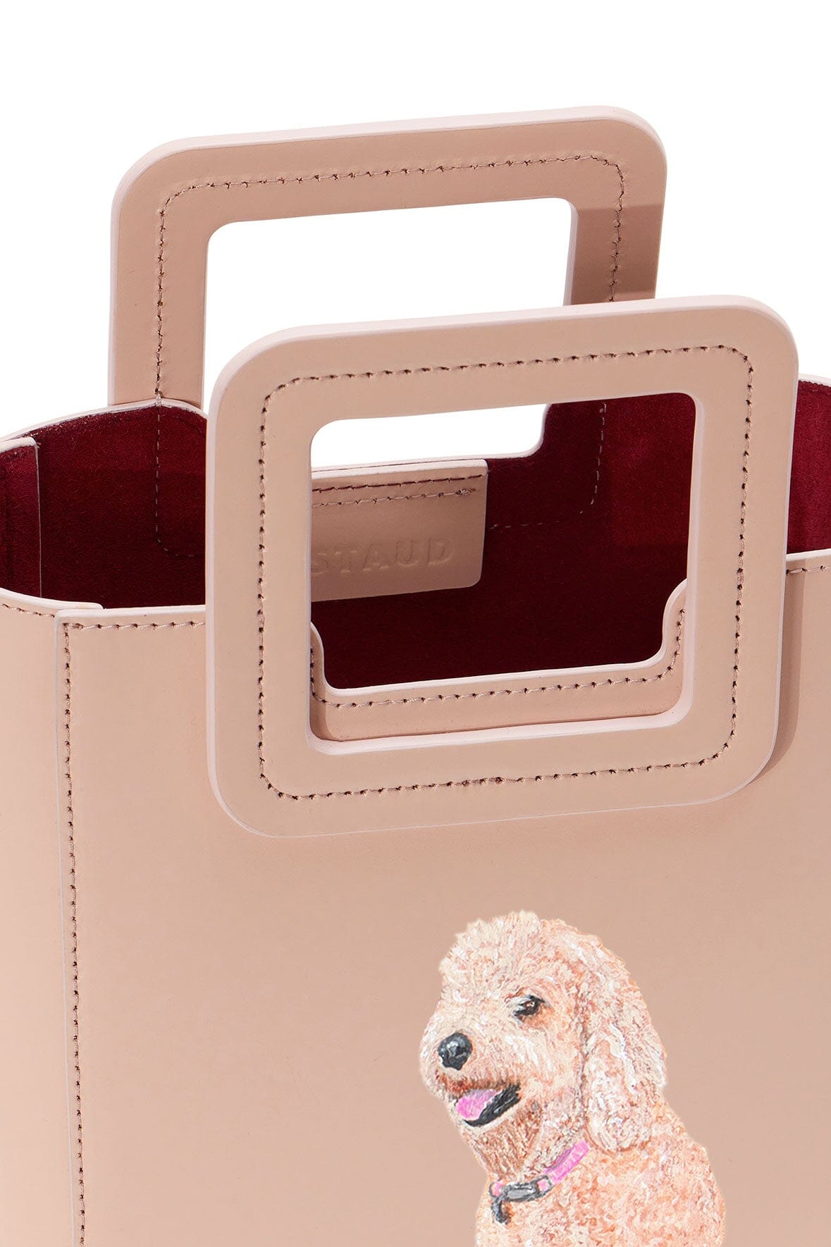 CUSTOM MINI SHIRLEY LEATHER BAG | BLUSH - Image 5