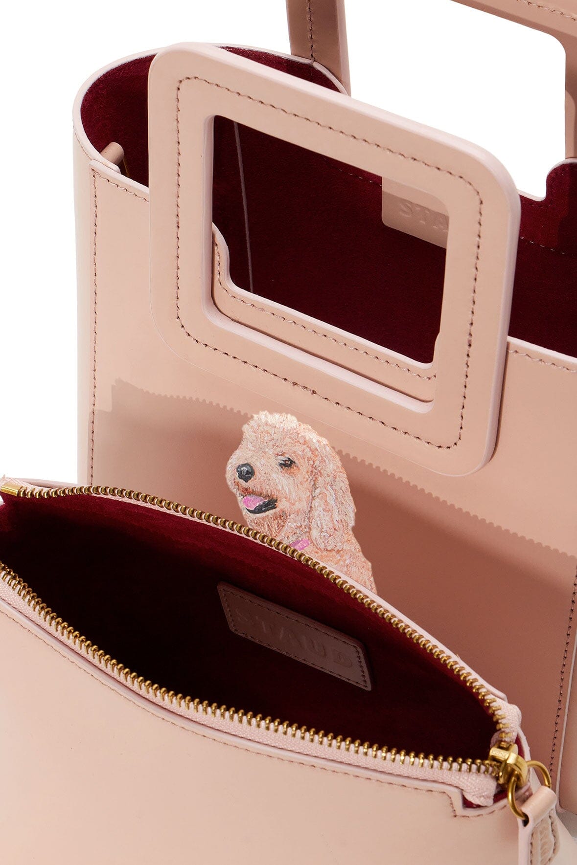 CUSTOM MINI SHIRLEY LEATHER BAG | BLUSH - Image 6