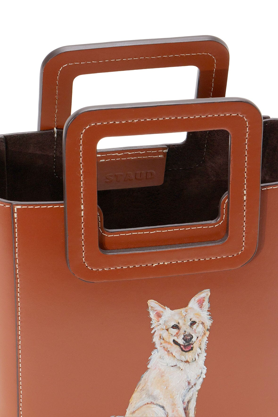 CUSTOM MINI SHIRLEY LEATHER BAG | TAN - Image 5