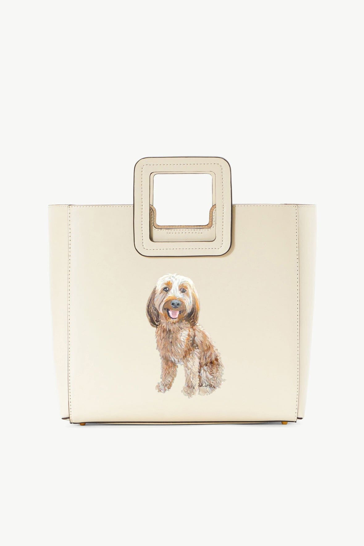 CUSTOM SHIRLEY LEATHER BAG | CREAM - Image 5
