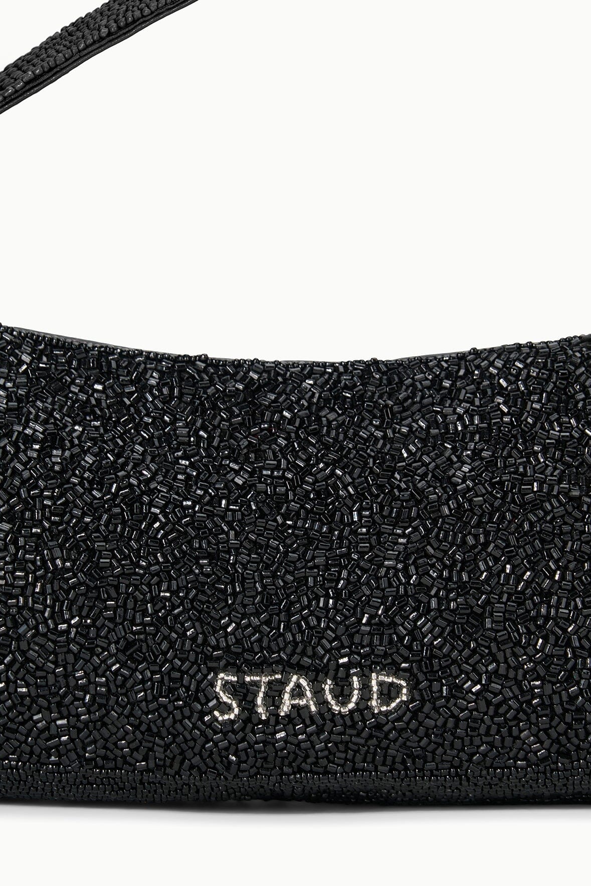 DEMY BEADED SHOULDER BAG | BLACK - Image 6