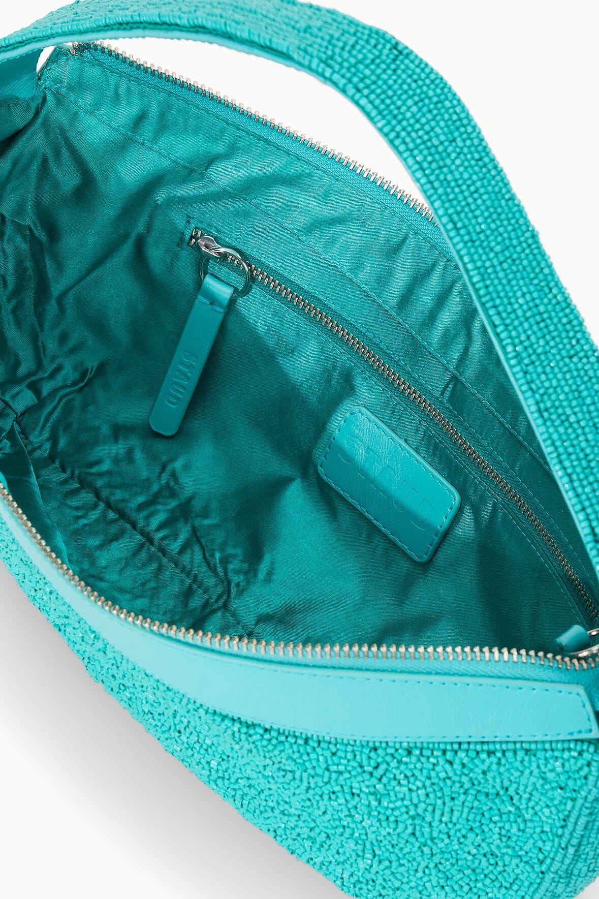 DEMY BEADED SHOULDER BAG | TEAL - Image 9