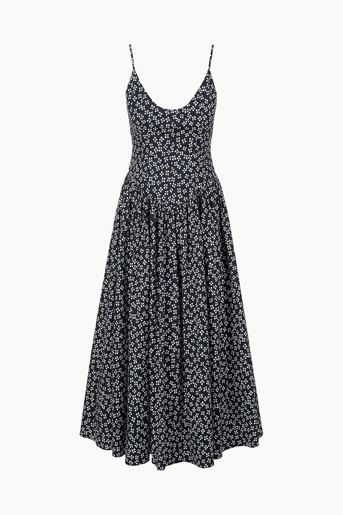 DENA DRESS | BLACK WOODBLOCK FLORAL - Image 6
