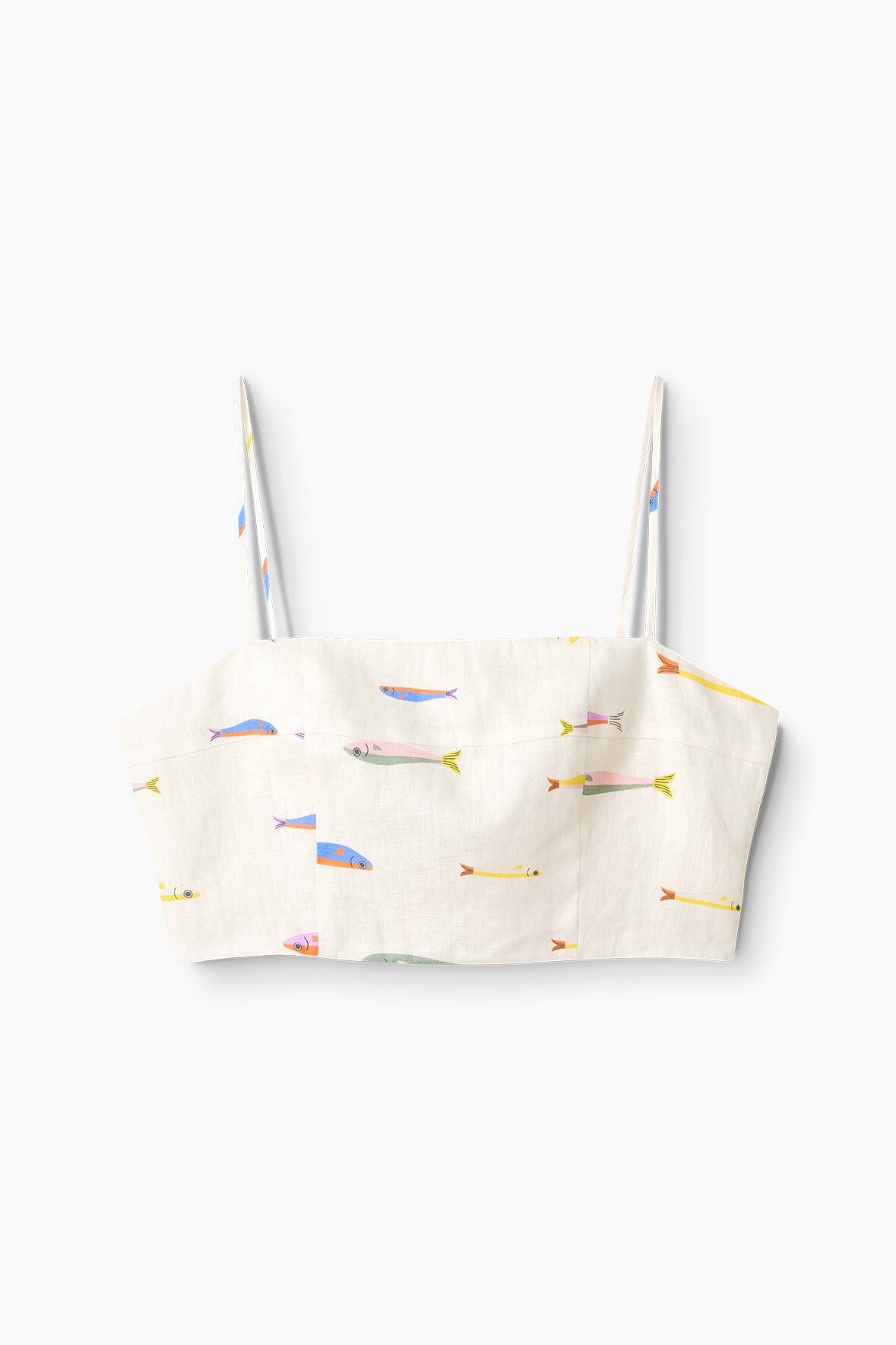 FEDERICO LINEN TOP | POP SARDINES IVORY - Image 7