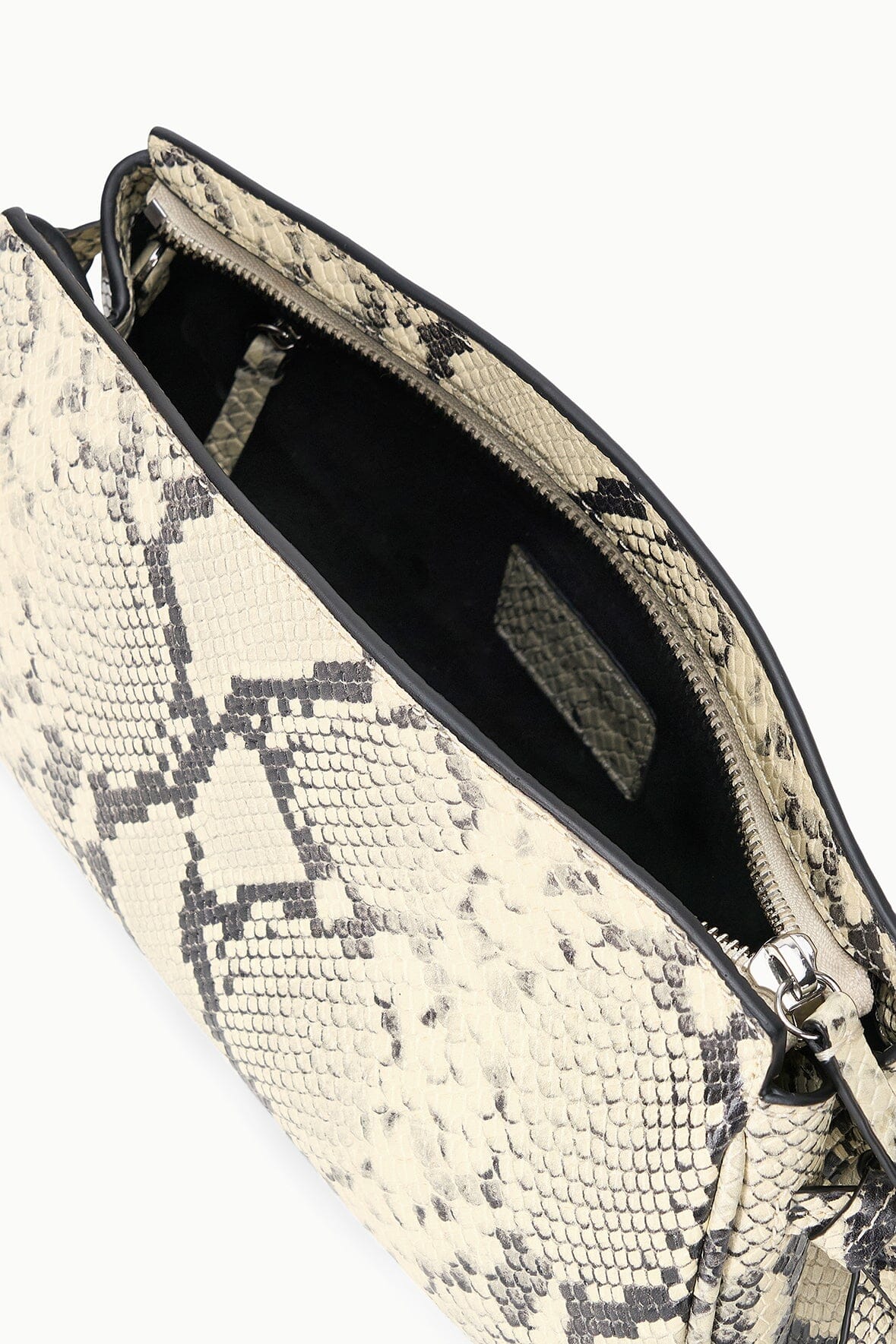 MAUDE CONVERTIBLE CLUTCH | WHITE SNAKE - Image 6