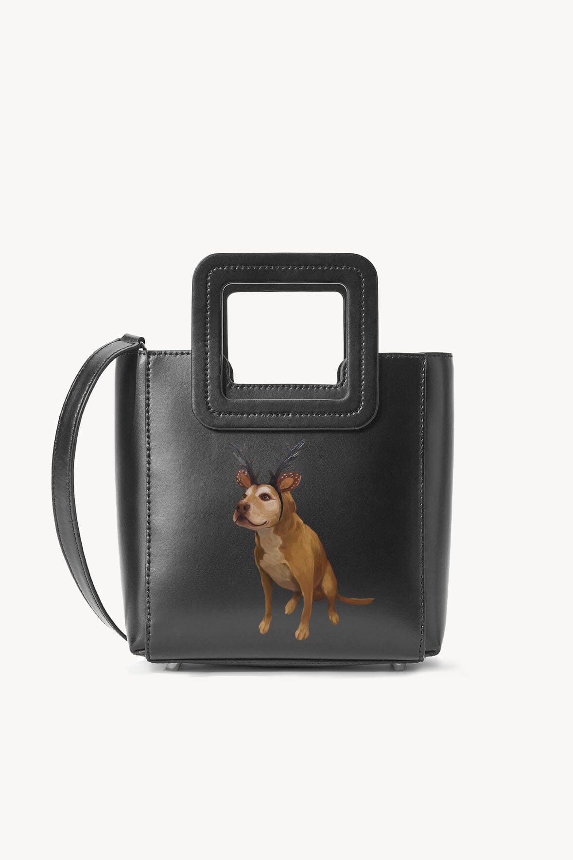 CUSTOM MINI SHIRLEY LEATHER BAG | BLACK