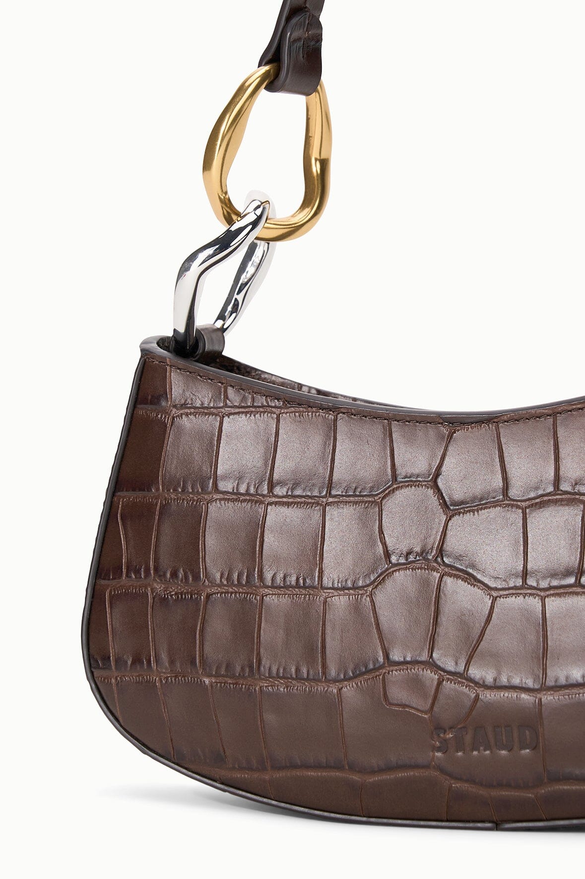 OLLIE BAG | ESPRESSO CROCO - Image 5