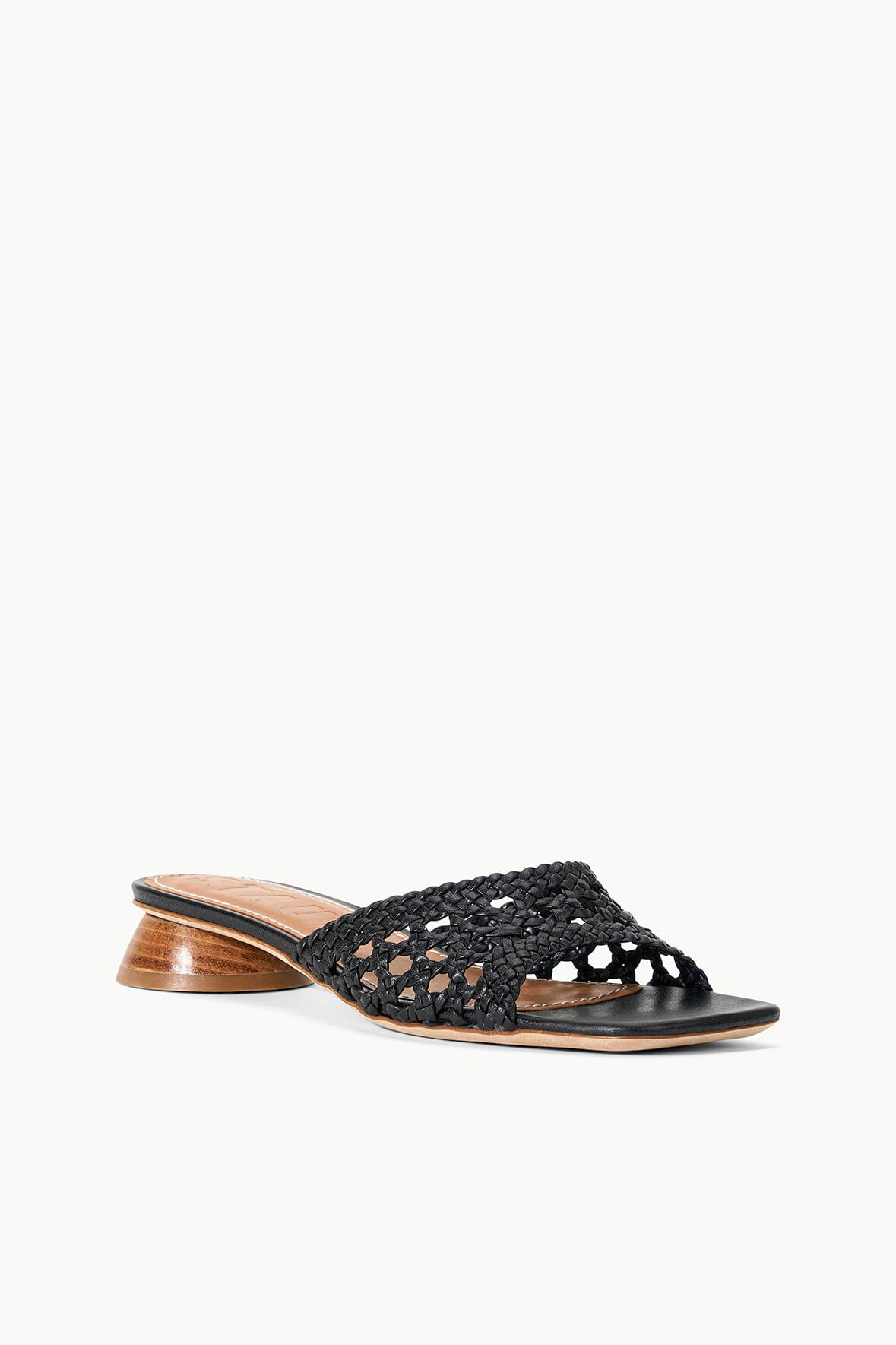 SIMONE CROCHET HEEL | BLACK - Image 2