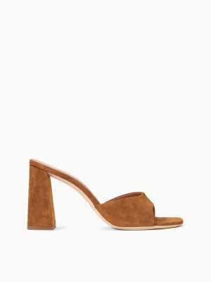 SLOANE HEEL | TAN SUEDE