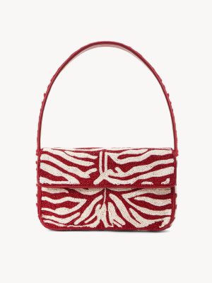 TOMMY BEADED BAG | SCARLET WHITE
