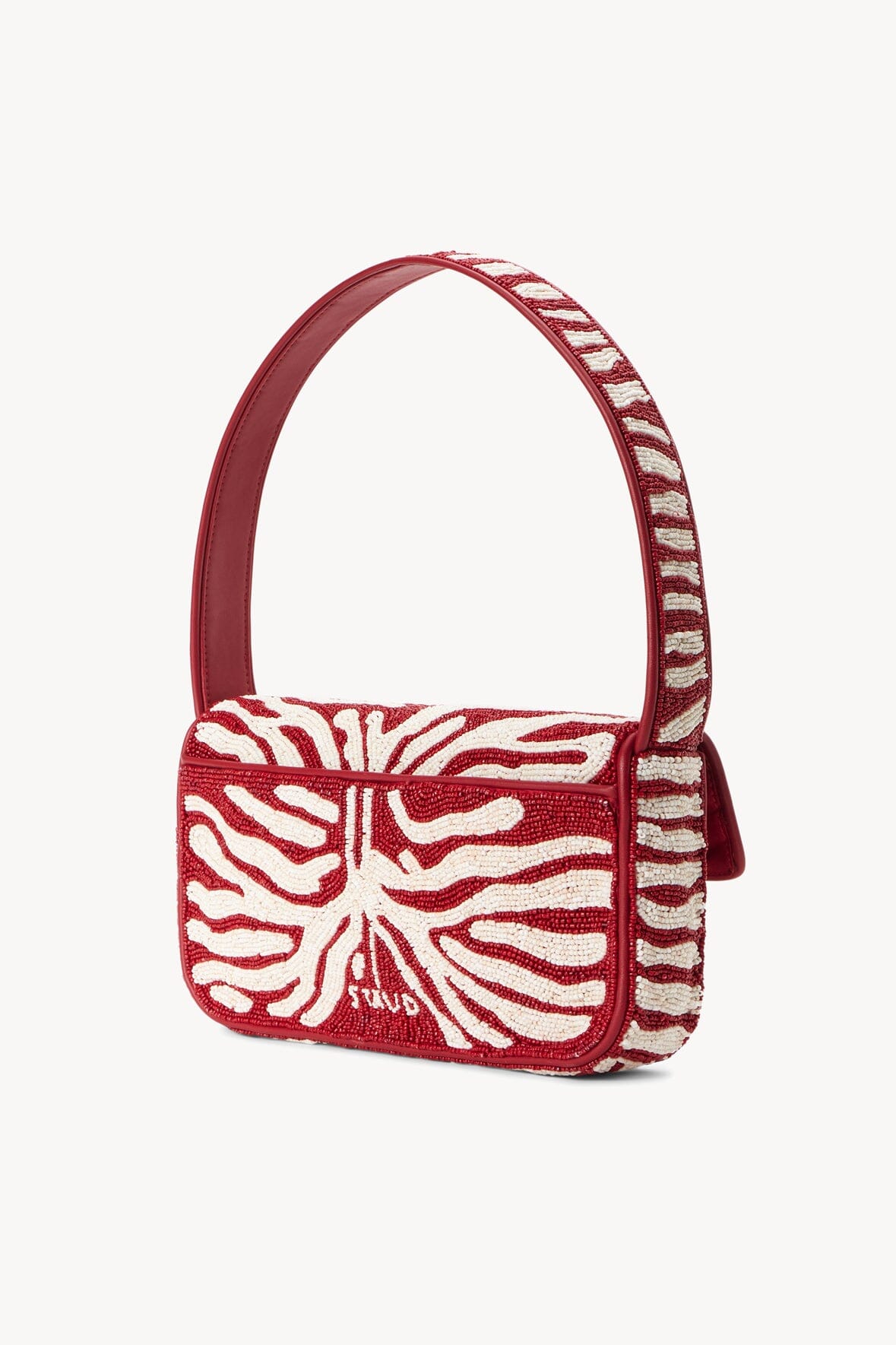 TOMMY BEADED BAG | SCARLET WHITE - Image 3