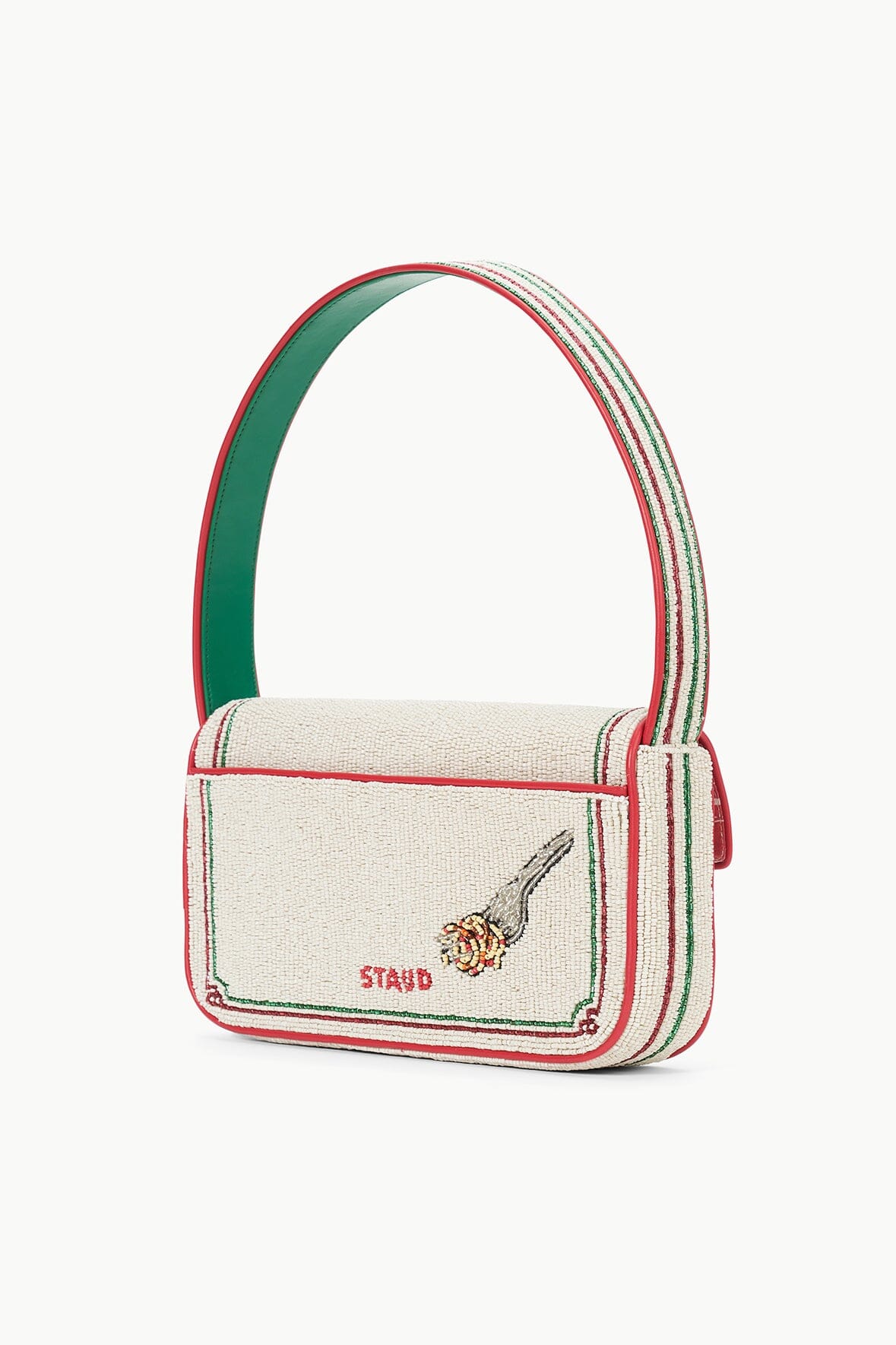 TOMMY BEADED BAG | TOMATO - Image 3
