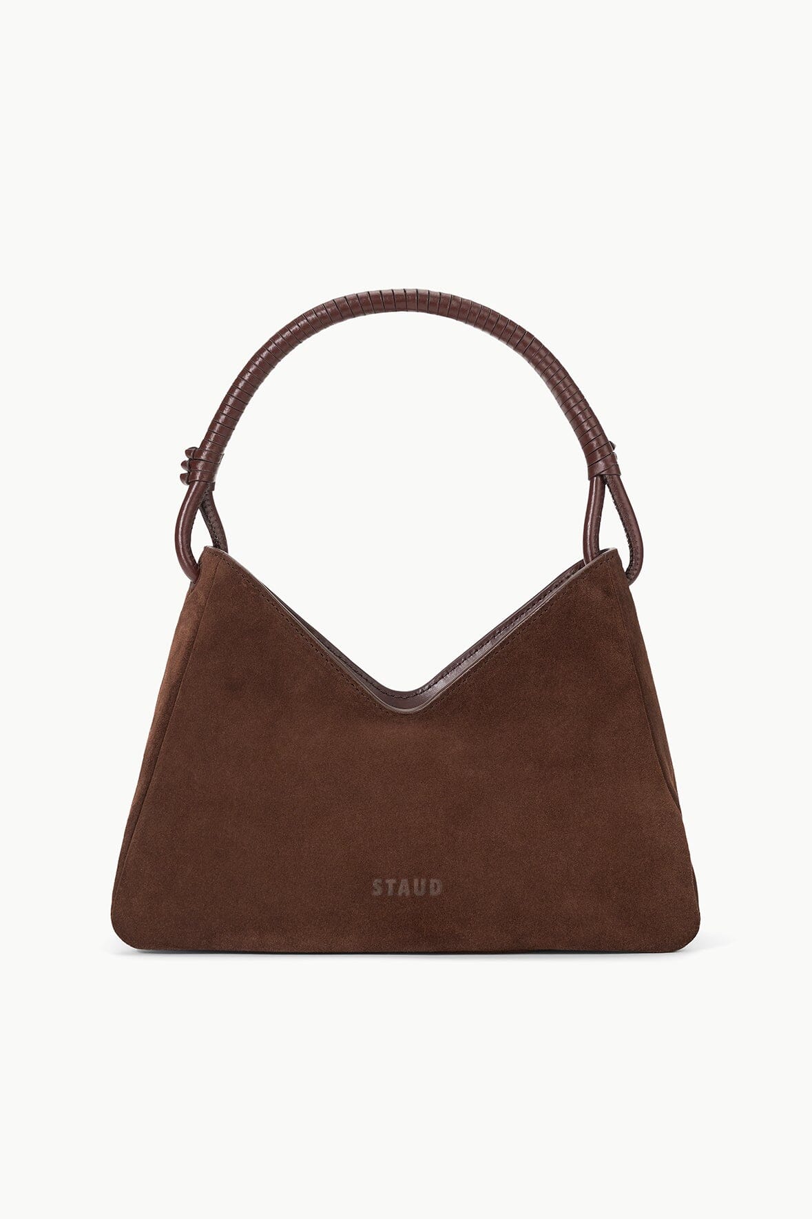 VALERIE SHOULDER BAG | MAHOGANY SUEDE - Image 3